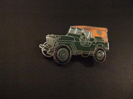 Willys MB Jeep legervoertuig (oertuig van de Amerikaanse strijdkrachten,)